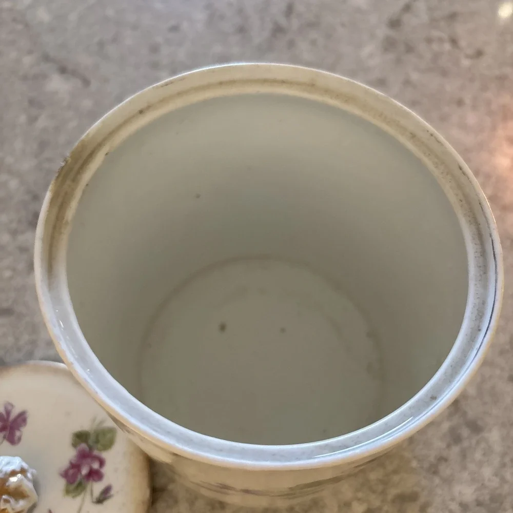 Vintage China Biscuit Jar